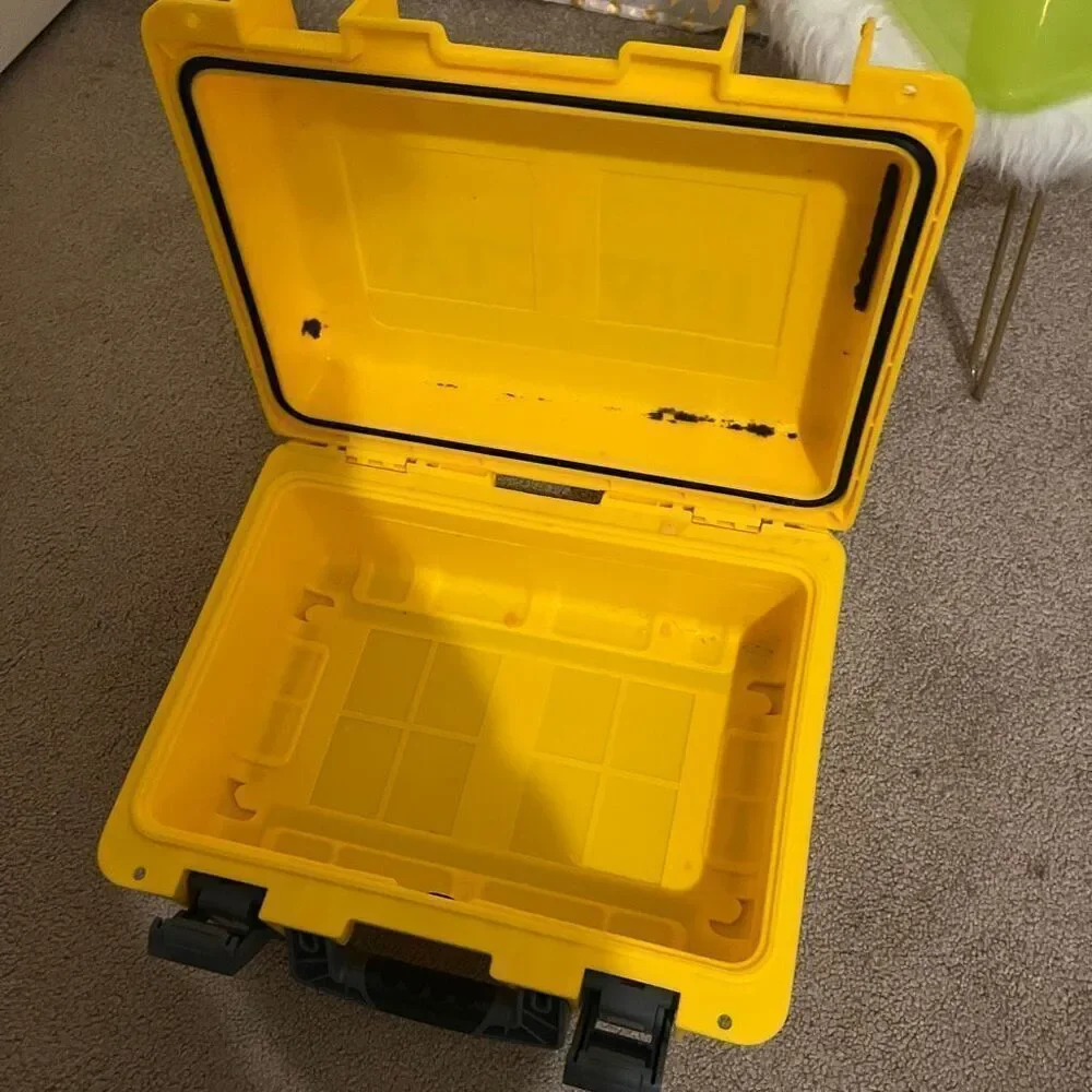 Invicta case small yellow storage shoe box